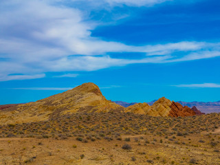 Erstaunliche Sandsteinformen am Tal des Nationalparks des Feuers, Nevada