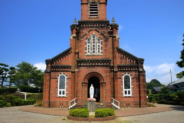 Naklejka premium 田平天主堂