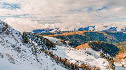 Huerta, montaña Monte tomba, italia paisaje