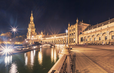 Obraz premium Plaza de Espana of Sevilla