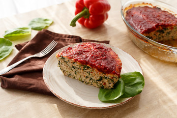 meat casserole in tomato sauce