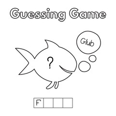 Cartoon Fish Guessing Game