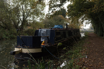 Canal boats on the river KenntHampshire