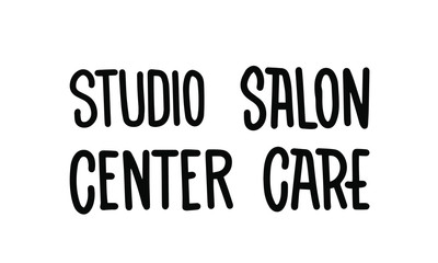 Vector set of health and beauty. Studio, salon, center, care. Concept for beauty salon, cosmetology procedures.