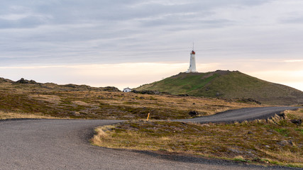 Fototapeta na wymiar Reykjanes Lighthouse, Iceland