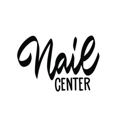 Fashion nail center logo. For the beauty salon, modern manicure icon, fashion, minimal. Vector illustration