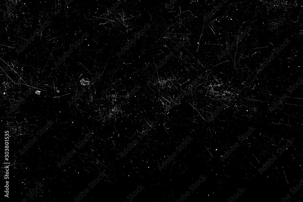Poster scratches isolated on a black background. template for design