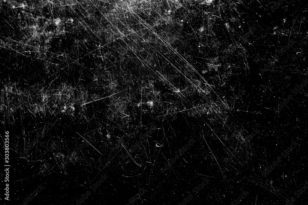 Poster scratches isolated on a black background. template for design