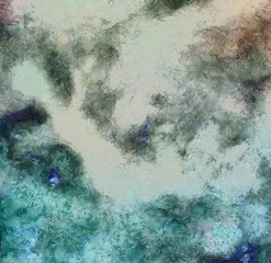 Macro detailed splashes and strokes of oil brush on paper. Simple colorful bright pattern. Old vintage rough texture. HQ design pattern. Shape close up painting.