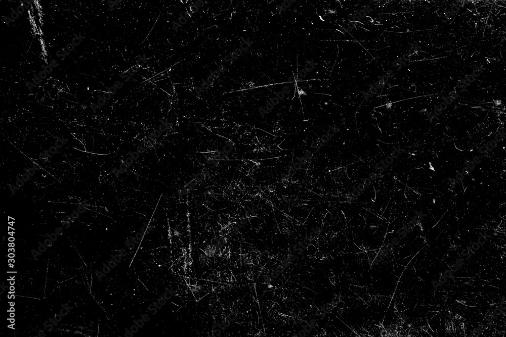 Poster scratches isolated on a black background. template for design