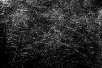 scratches isolated on a black background. template for design