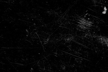 scratches isolated on a black background. template for design