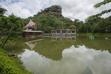 Wat Phu Tok in Thailand, province bueng kan.