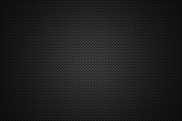 Honeycomb Grid background or Hexagonal cell texture. With vignette dark border shadow. Black and White tone.