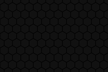 Honeycomb random Grid background or Hexagonal cell texture. in color black or dark with random color.
