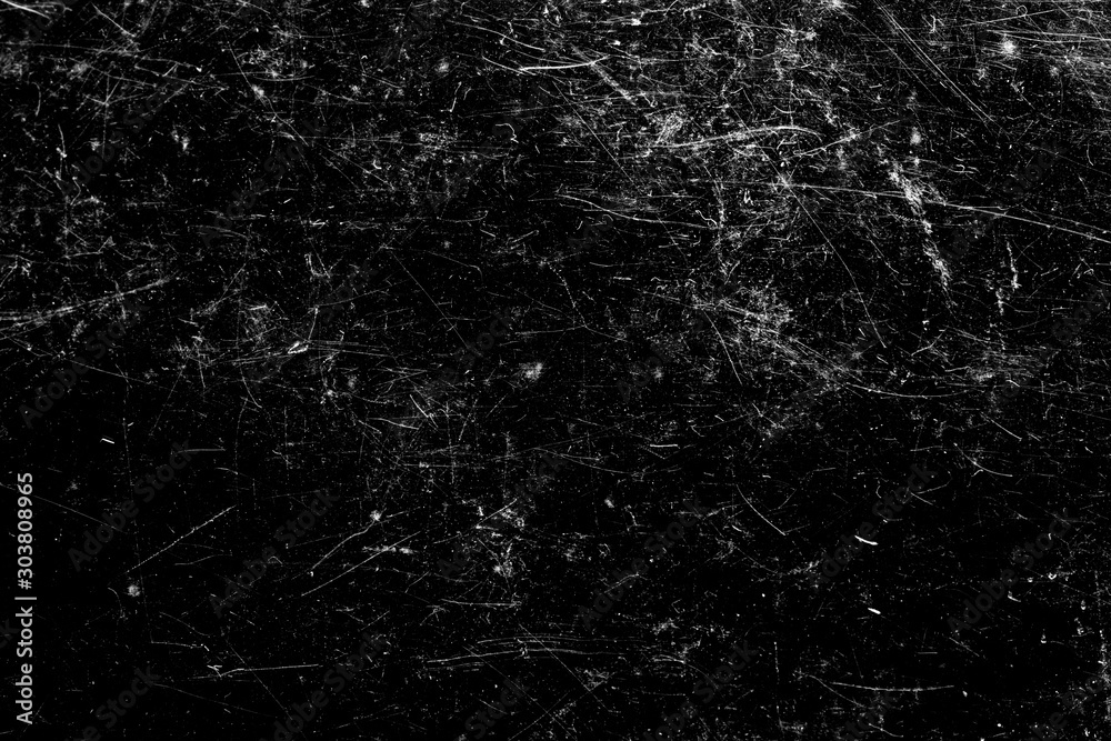 Poster scratches isolated on a black background. template for design