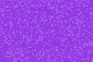 Honeycomb Grid tile random background or Hexagonal cell texture. in color Proton purple or violet with gradient.