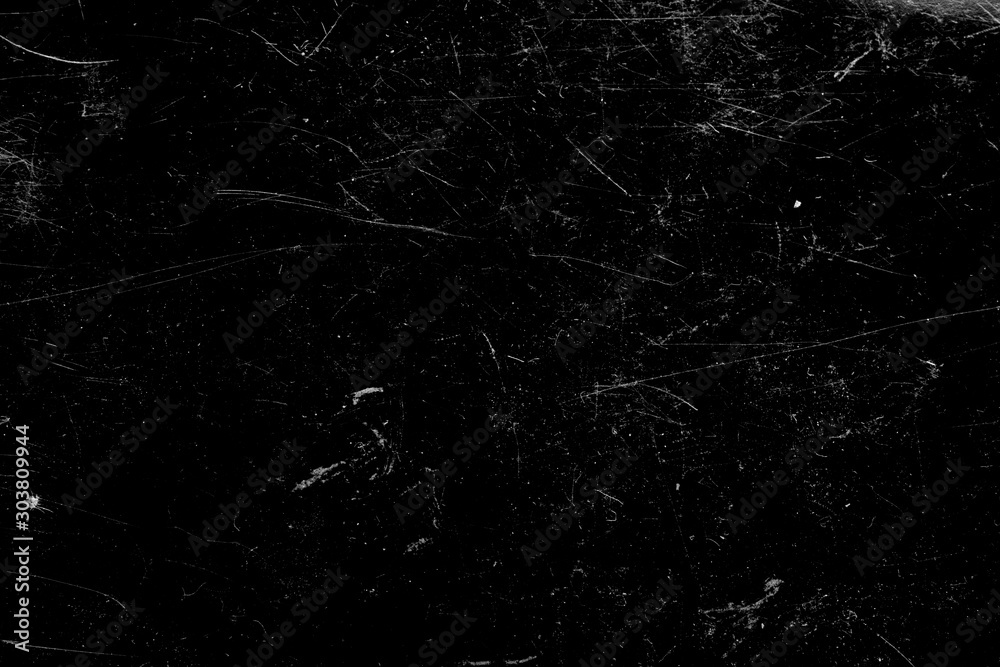 Poster scratches isolated on a black background. template for design