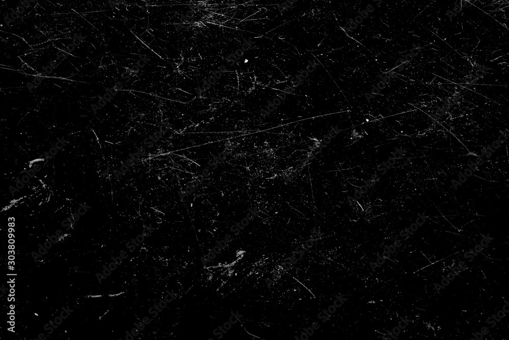 Poster scratches isolated on a black background. template for design
