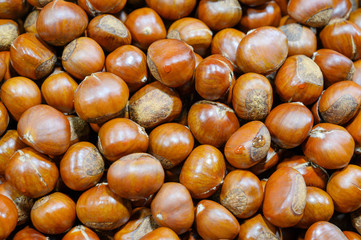 Chestnuts that are together several grains