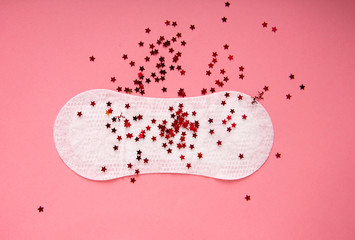 Menstruation period concept.