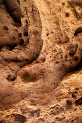 Gran Canaria, cave in volcanic rock