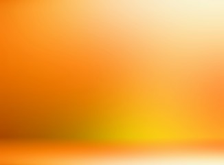 Yellow orange studio 3d background. Vibrant juicy abstract texture.