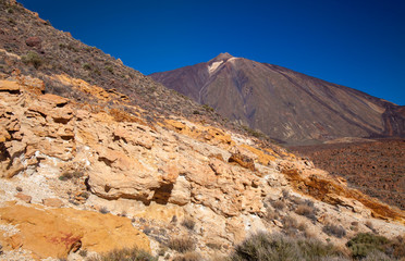 Tenerife, view over Canadas del Teide