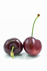 Cherry isolated on white background
