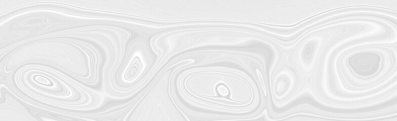 Fototapeta na wymiar White background with waves and bends in an abstract cosmic form, circles and stains. Gray texture with gradients in 3 d volume, template for beautiful screensavers.