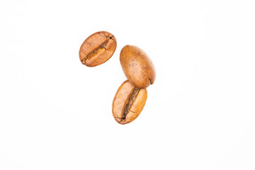 coffee bean on white background isolate