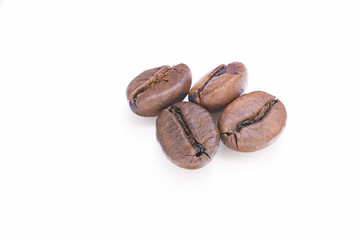 coffee bean on white background isolate