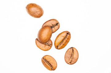 coffee bean on white background isolate