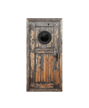 Vintage Weathered Wooden Door