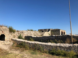 Ruins of Kale fort in Skopje, North Macedonia