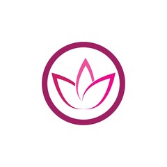 flower logo template