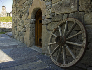 Fototapeta na wymiar oldschool wheel