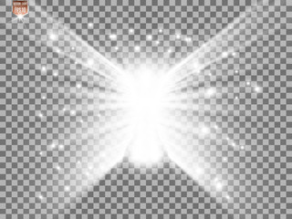 Christmas angel. Vector illustration. Angel on a transparent background.