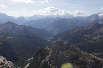 Wonderful mountain view by Rifugio Lagazuoi