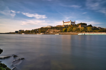 Bratislava old town and Danube river, Slovakia
