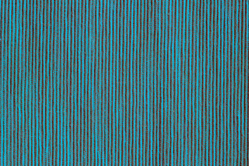 Obraz premium Painted canvas in mixed blue brown color, sackcloth or burlap with large visible texture. Close up of jute, texture pattern for vivid background