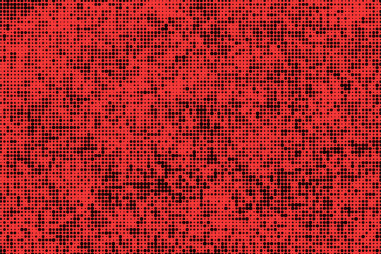 Red black grunge halftone background