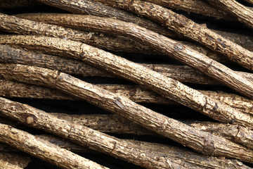 closeup texture of wicker brown basket