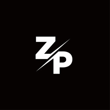 ZP Logo Letter Monogram Slash with Modern logo designs template