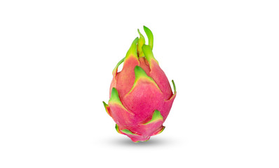 Dragon fruit isolated on white background