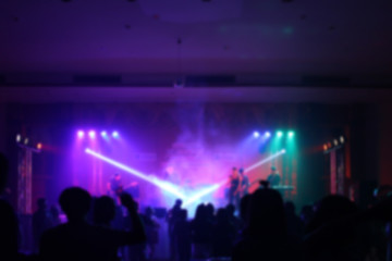 Naklejka premium Company party blurred background