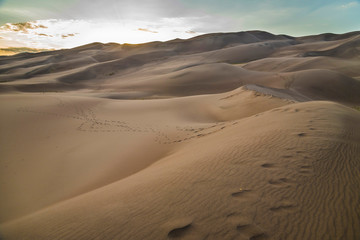 Fototapeta na wymiar Sand Dunes Sunset