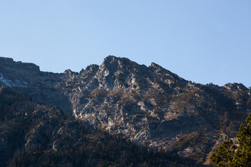 Fototapeta na wymiar Teton Mountain with sky