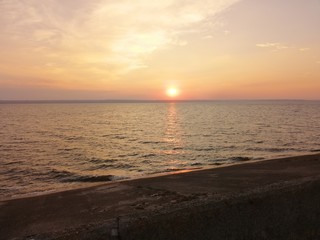 Fototapeta premium sunset on beach