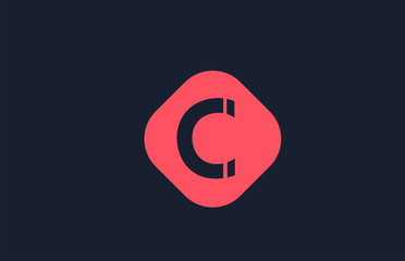 letter C alphabet icon logo shape for business company design